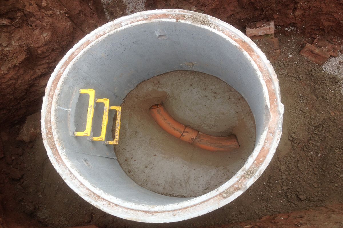 Wyewater fitting manhole